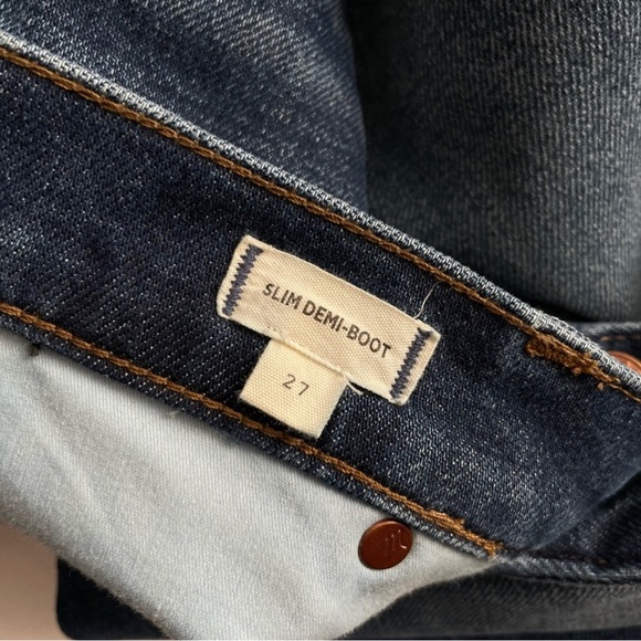 Madewell AJ197 Slim Demi-Boot Jeans in Sundale Wash 27 - Picture 4 of 4